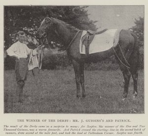 Vinnaren av Derbyt, Mr J Gubbinss Ard Patrick av English Photographer