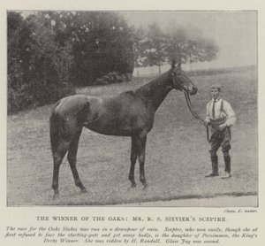 Vinnaren av Oaks, Mr R S Sieviers Scepter av English Photographer