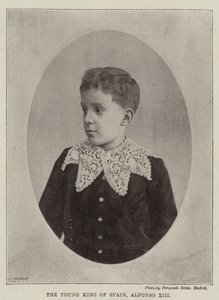 Den unge kungen av Spanien, Alfonso XIII av English Photographer