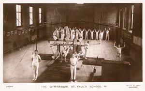 Gymnastiksalen i St Pauls School av English Photographer