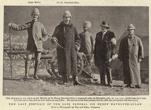 Det sista porträttet av den avlidne generalen Sir Henry Havelock-Allan av English Photographer