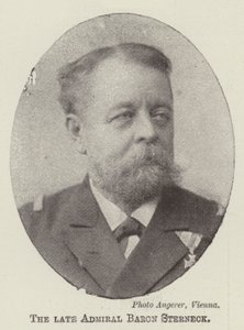 Avlidne amiral baron Sterneck av English Photographer
