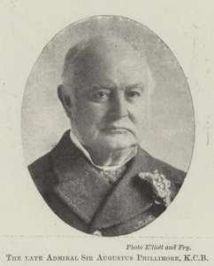 Den bortgångne amiralen Sir Augustus Phillimore, KCB av English Photographer