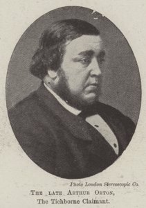 Den bortgångne Arthur Orton, Tichborne-käranden av English Photographer