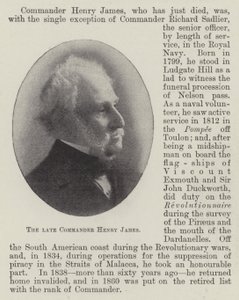 Den bortgångne befälhavaren Henry James av English Photographer