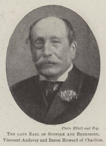 Den framlidne jarlen av Suffolk och Berkshire, viscount Andover och baron Howard av Charlton