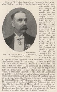 Den avlidne general Sir A J L Fremantle, tidigare guvernör på Malta av English Photographer