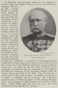 Den bortgångne generalen Sir G Willis, Krimveteran av English Photographer