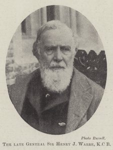 Den bortgångne general Sir Henry J Warre, KCB av English Photographer
