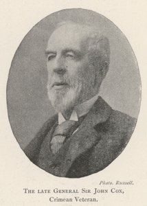 Den avlidne general Sir John Cox, Krimveteran av English Photographer