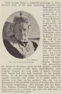 Den framlidna Lady Louisa Tighe av English Photographer
