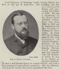 Den bortgångne Lord Dunsany av English Photographer