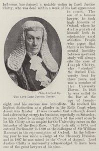 Den bortgångne Lord Justice Chitty av English Photographer