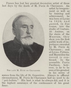 Den bortgångne M Puvis de Chavannes av English Photographer