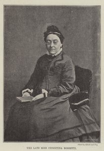 Framlidna fröken Christina Rossetti av English Photographer