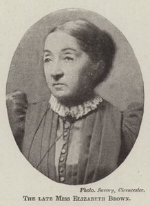 Den framlidna fröken Elizabeth Brown av English Photographer