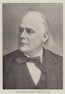 Den avlidne Charles Bradlaugh, MP av English Photographer