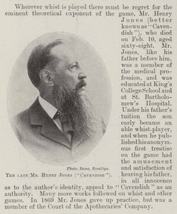 Den bortgångne Mr Henry Jones (Cavendish) av English Photographer