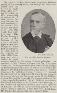 Den framlidne Mr John R Findlay av English Photographer