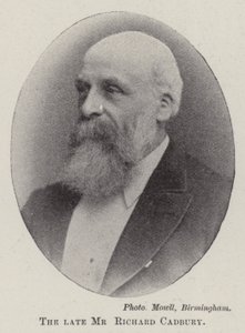 Den bortgångne herr Richard Cadbury av English Photographer