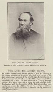 Den framlidne Mr Soden Smith, Keeper of Art Library, South Kensington Museum av English Photographer
