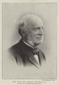 Den bortgångne herr Thomas Hughes, QC, författare till Tom Browns Schooldays av English Photographer