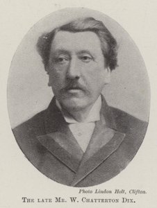 Den bortgångne Mr W Chatterton Dix av English Photographer
