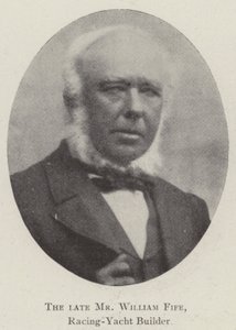 Den bortgångne Mr William Fife, Racing-Yacht Builder av English Photographer