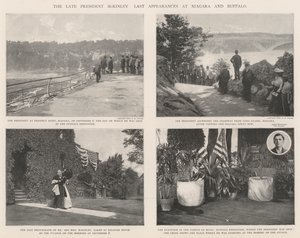 Den bortgångne presidenten McKinley, senaste framträdanden i Niagara och Buffalo