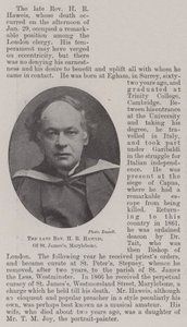 Den framlidne pastor HR Haweis, från St Jamess, Marylebone av English Photographer