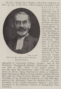 Den framlidne pastor Hugh Price Hughes, Methodist Divine av English Photographer