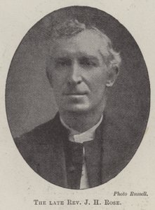 Den framlidne pastor J H Rose av English Photographer