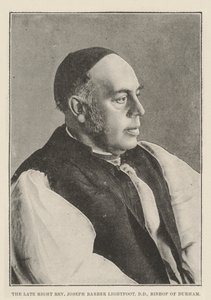 Den framlidne höger pastor Joseph Barber Lightfoot, DD, biskop av Durham av English Photographer