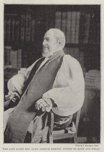 Den framlidne höger pastor Lord Arthur Hervey, biskop av Bath and Wells av English Photographer