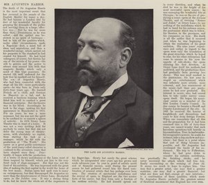 Den bortgångne Sir Augustus Harris av English Photographer