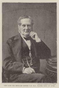 Den bortgångne Sir Bernard Burke, CB, KP, Ulster King of Arms av English Photographer