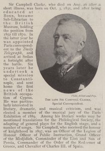 Den avlidne Sir Campbell Clarke, specialkorrespondent av English Photographer