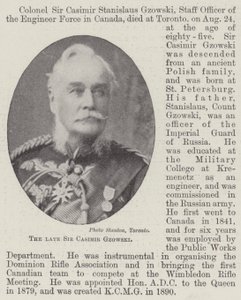 Den bortgångne Sir Casimir Gzowski av English Photographer