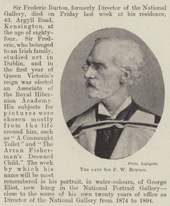 Den bortgångne Sir F W Burton av English Photographer