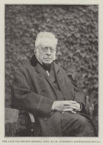 Den bortgångne Sir George Biddell Airy, KCB, tidigare Astronomer-Royal av English Photographer
