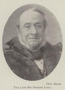 Den bortgångne Sir George Long av English Photographer