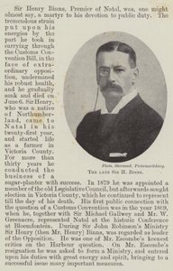 Den framlidne Sir H Binns av English Photographer