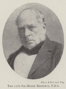 Den framlidne Sir Henry Bessemer, FRS av English Photographer