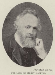 Den bortgångne Sir Henry Doulton av English Photographer