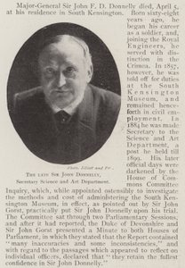 Den bortgångne Sir John Donnelly, sekreterare för vetenskap och konst av English Photographer