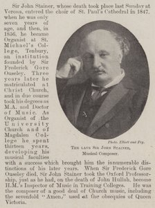 Den bortgångne Sir John Stainer, musikalisk kompositör av English Photographer