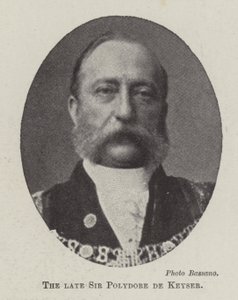 Den bortgångne Sir Polydore de Keyser av English Photographer