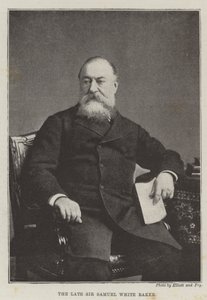 Den bortgångne Sir Samuel White Baker av English Photographer