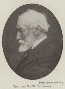 Den framlidne Sir W D Geddes av English Photographer