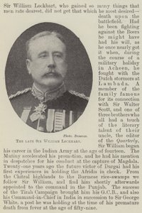 Den bortgångne Sir William Lockhart av English Photographer